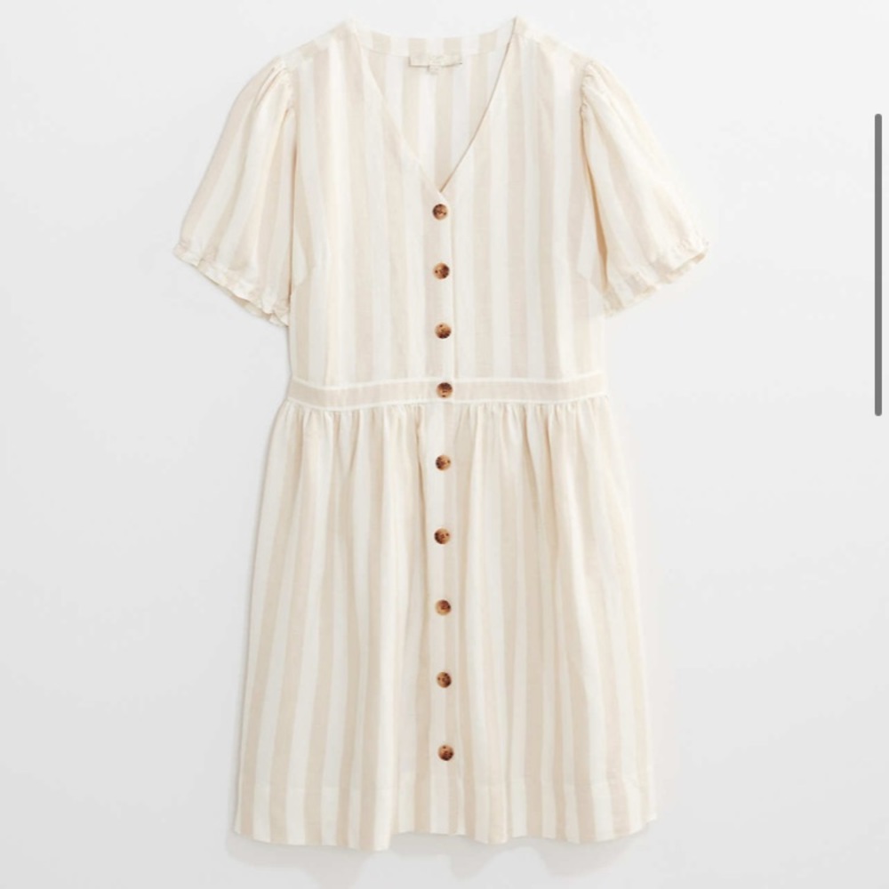 Loft plus puff sleeve dress (sold out)